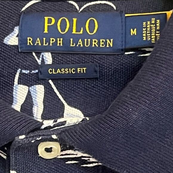 Polo Ralph Lauren Men’s Surfing Hawain Classic Polo Short Sleeve Collared Classi - Picture 4 of 7